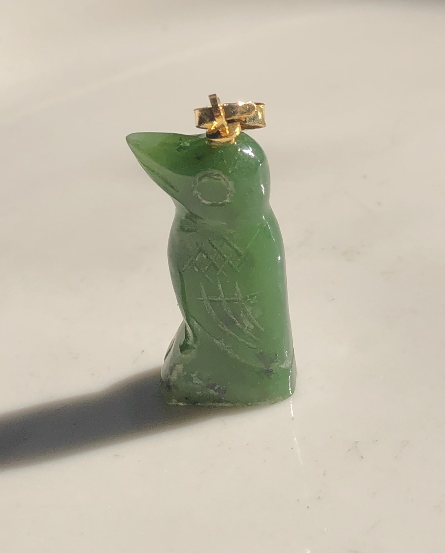 Vintage Green jade Pendant (1 of 3)