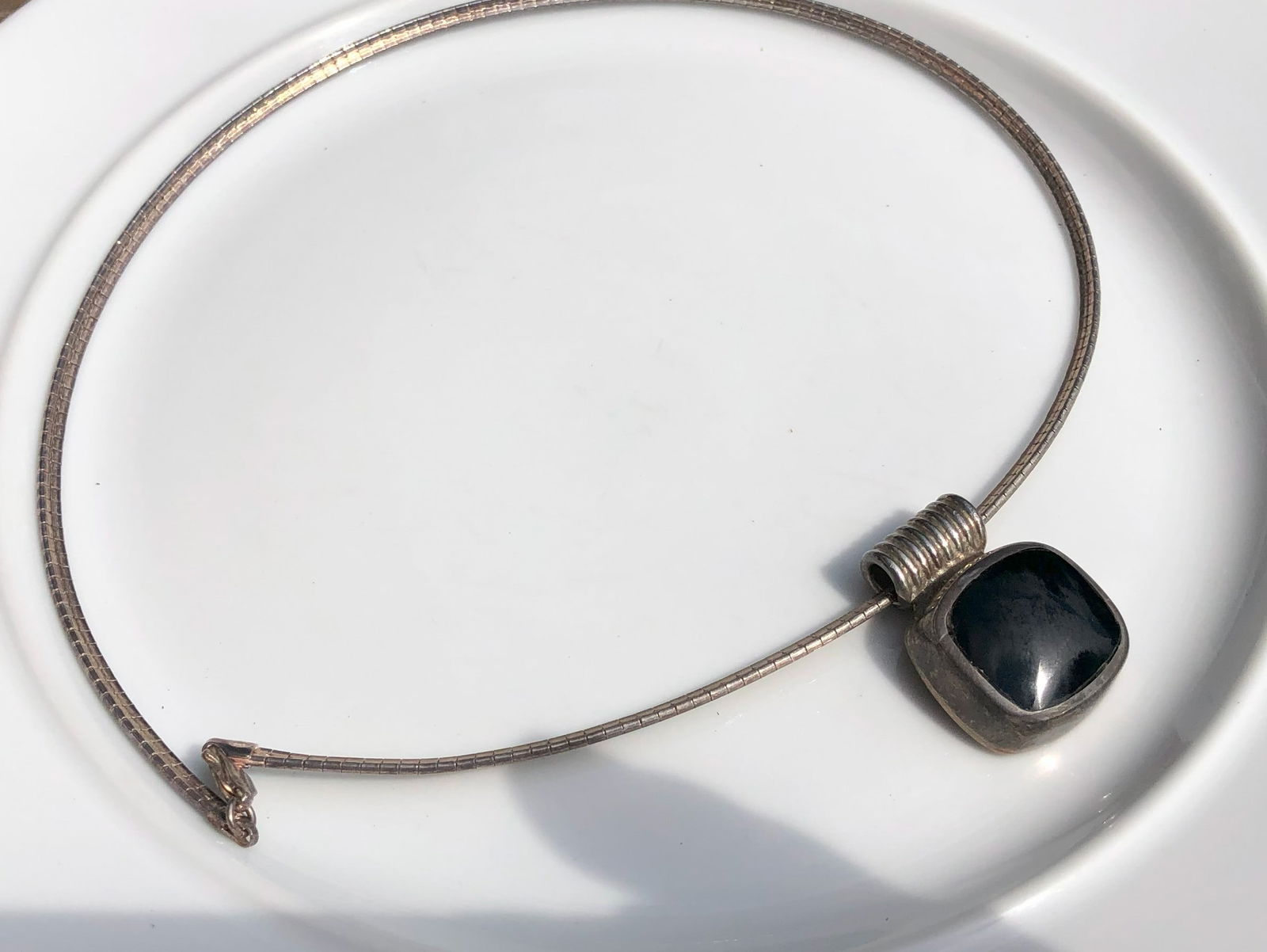 Vintage Silver Necklace: Vintage Silver Necklace, weight 34.6g