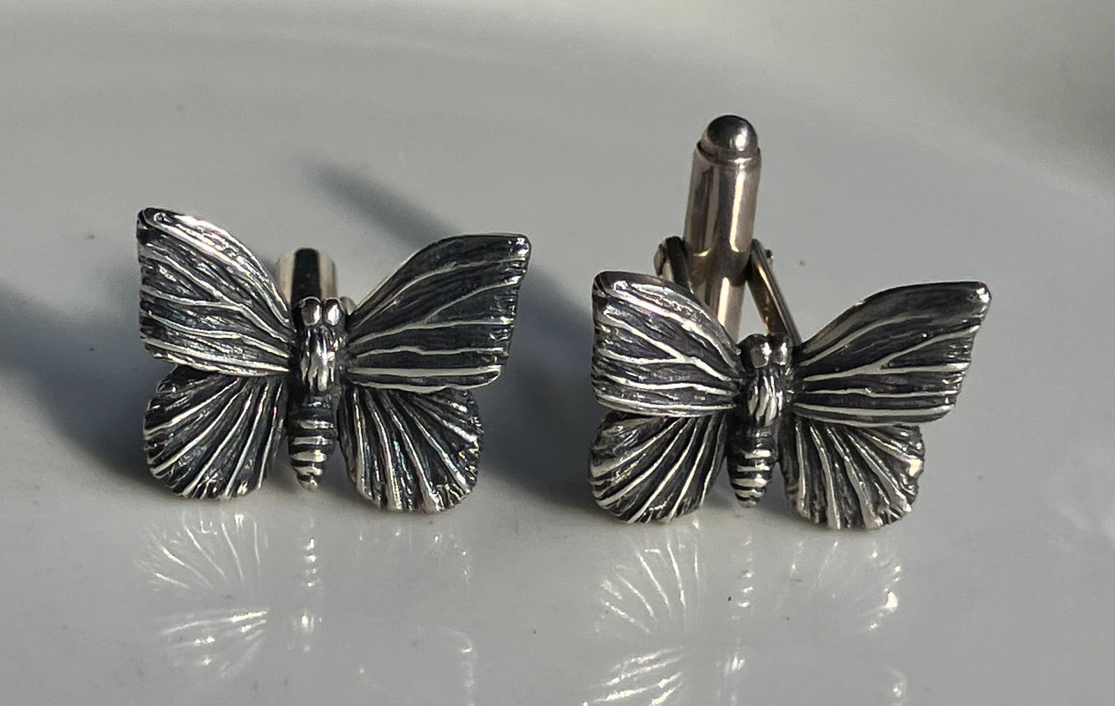 Pair of Butterfly Cufflinks: Pair of Butterfly Cufflinks