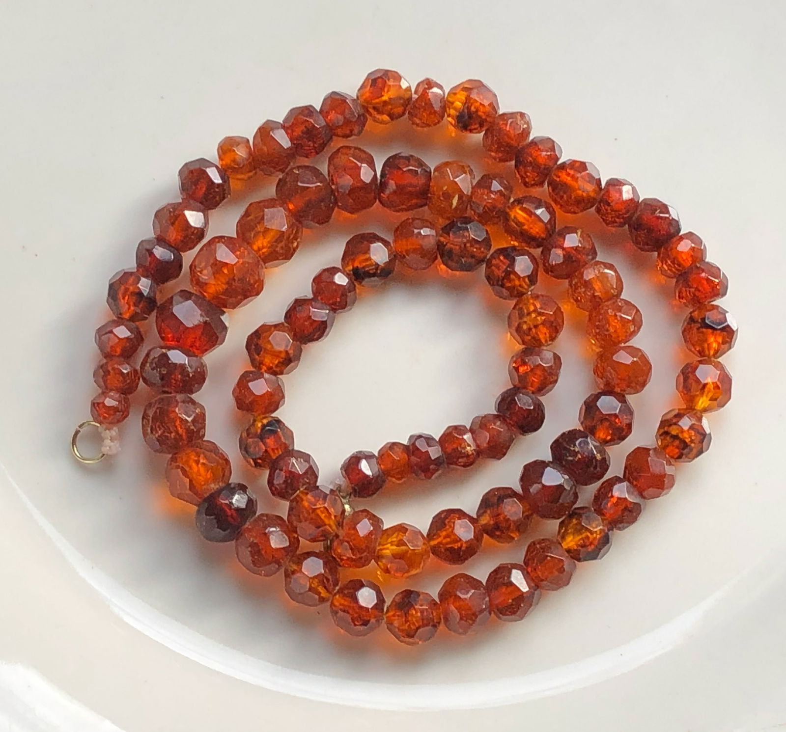 Antique Amber Necklace (1 of 2)