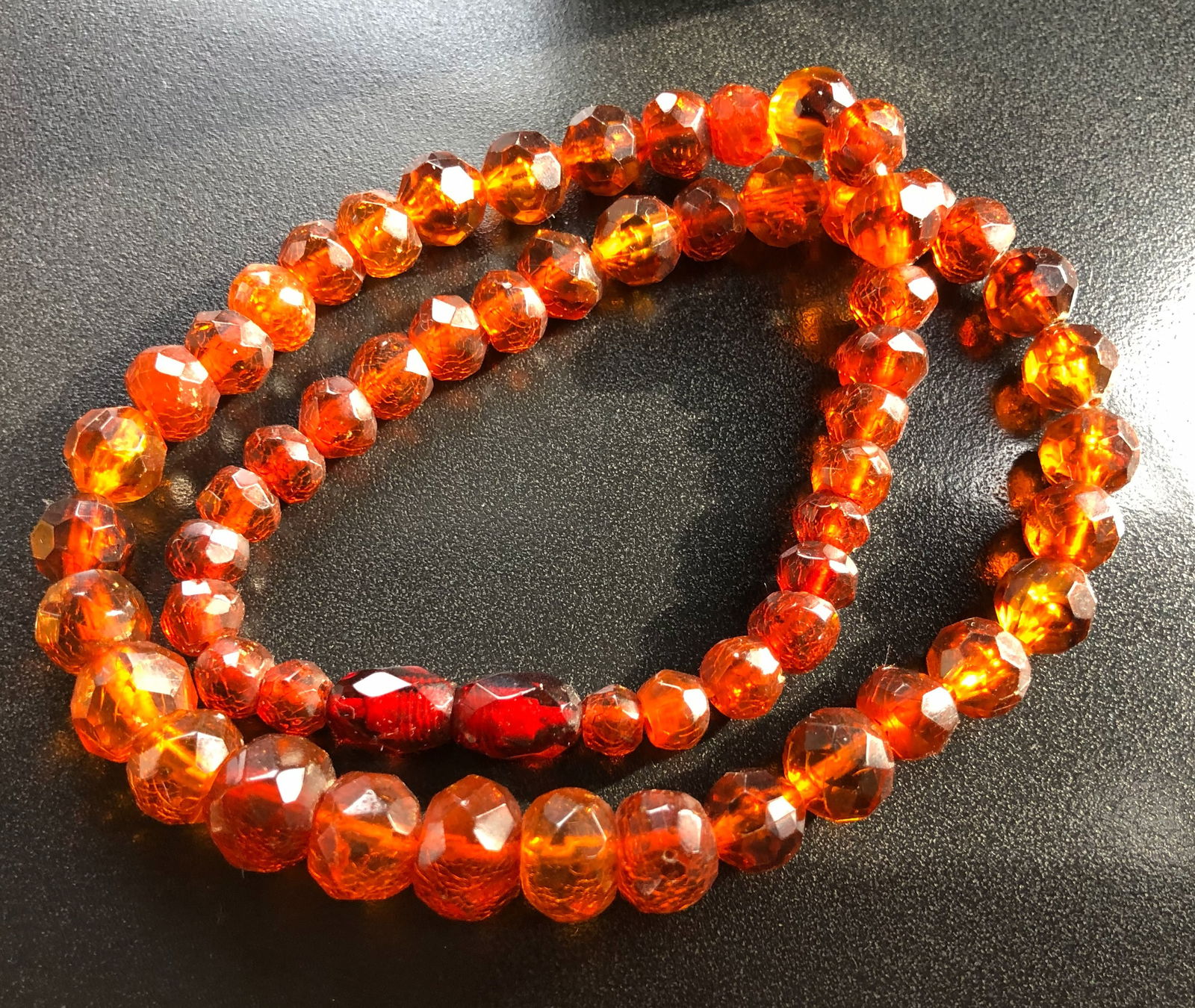 Antique Amber Necklace (1 of 3)