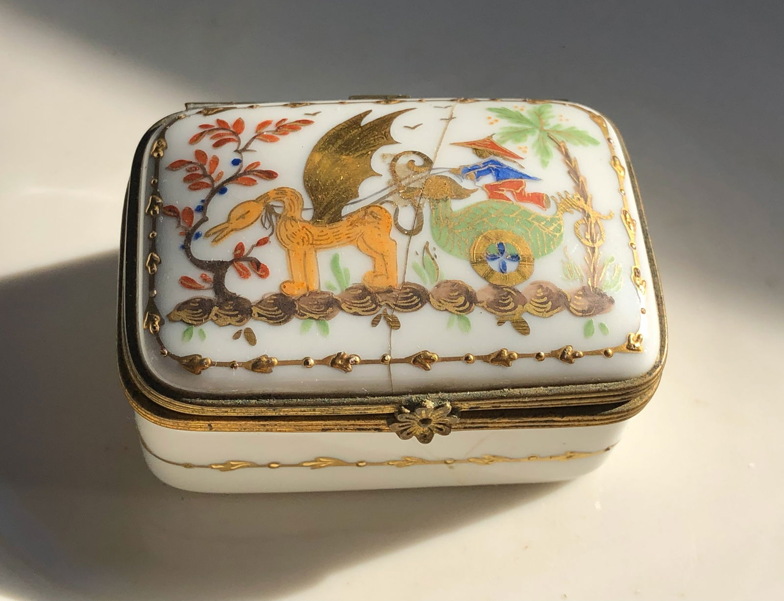 Vintage Porcelain Box (1 of 4)