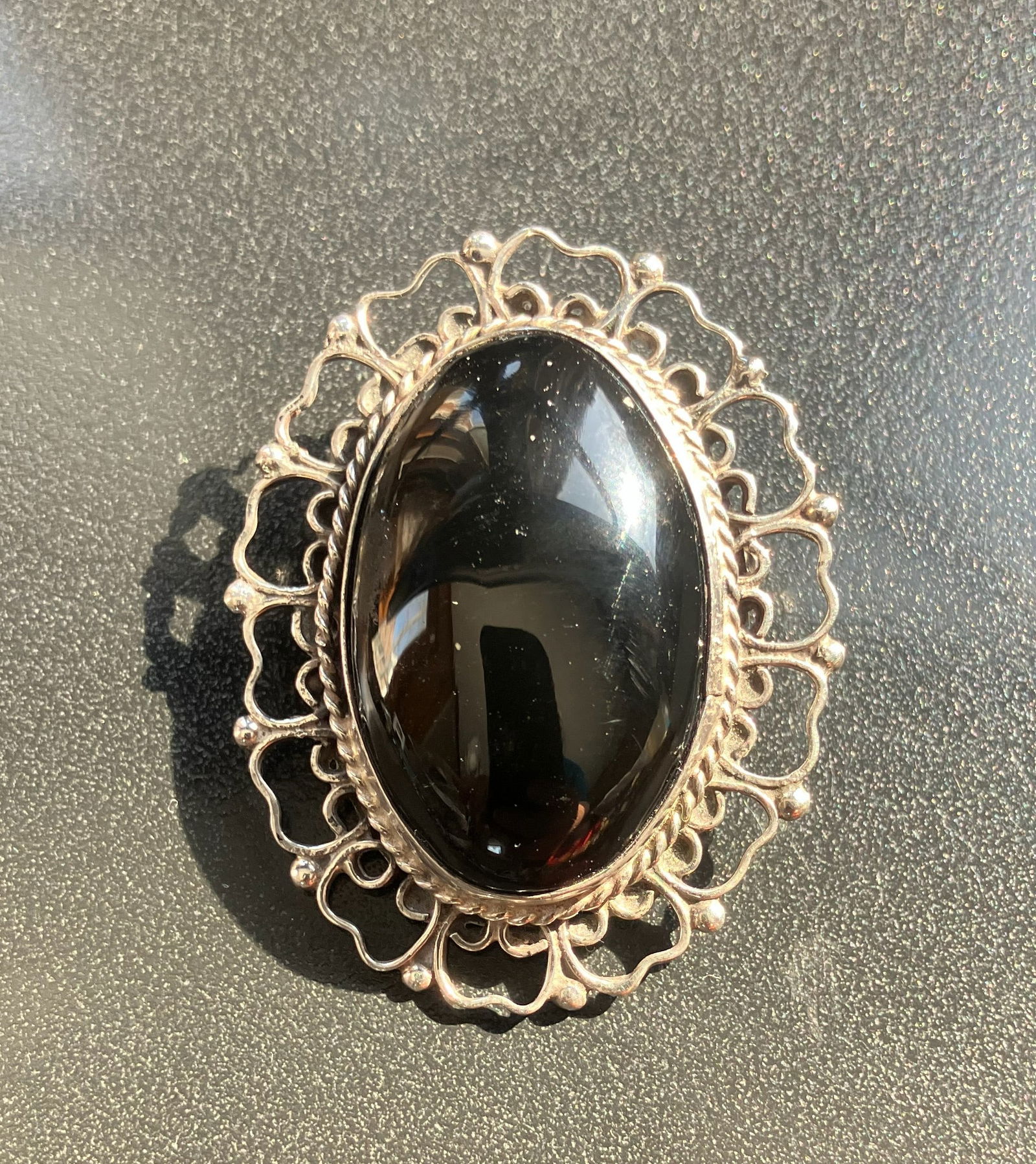 Vintage Silver Brooch pin (1 of 4)