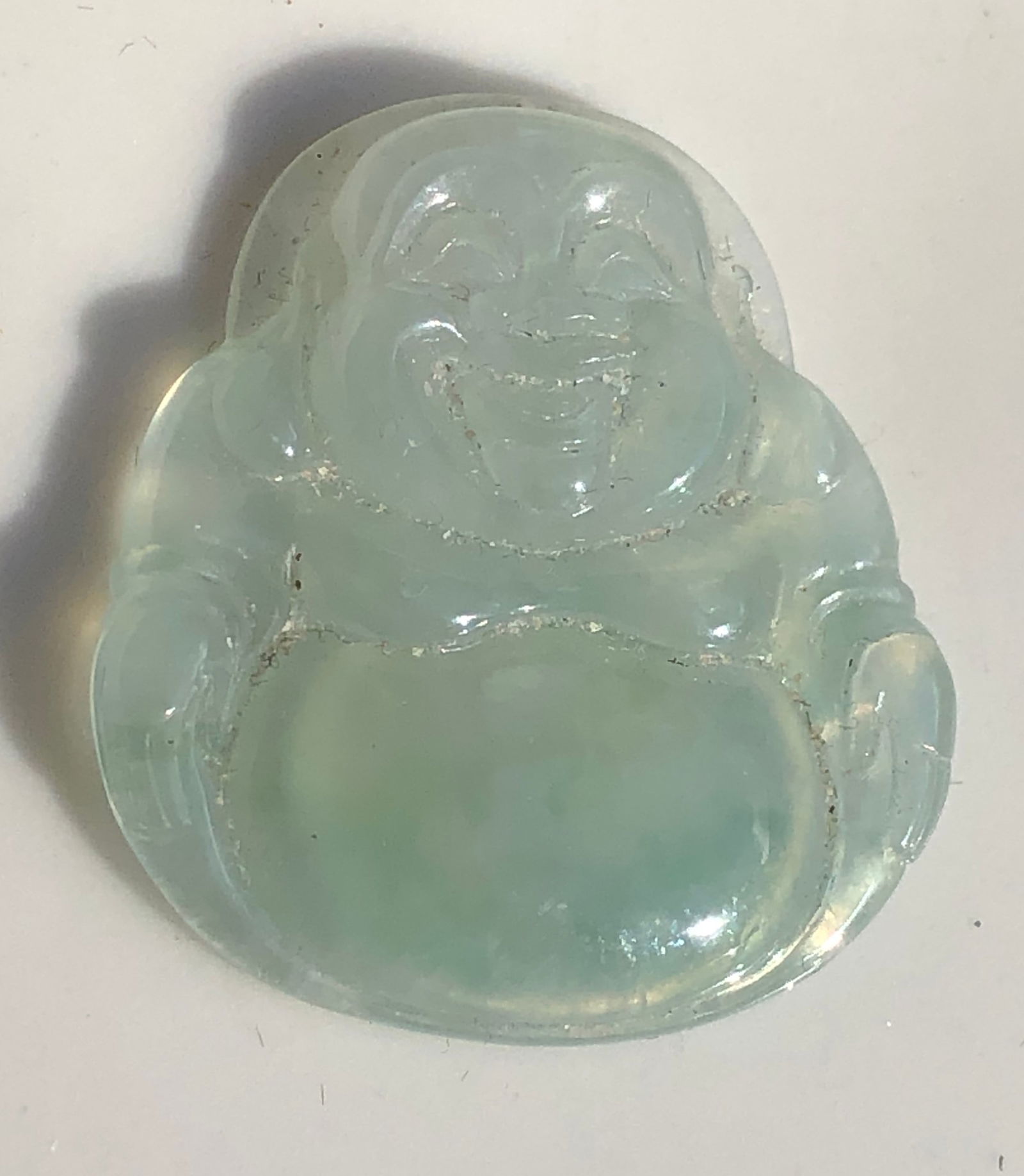 Natural Jadeite Buddha Pendant (1 of 4)