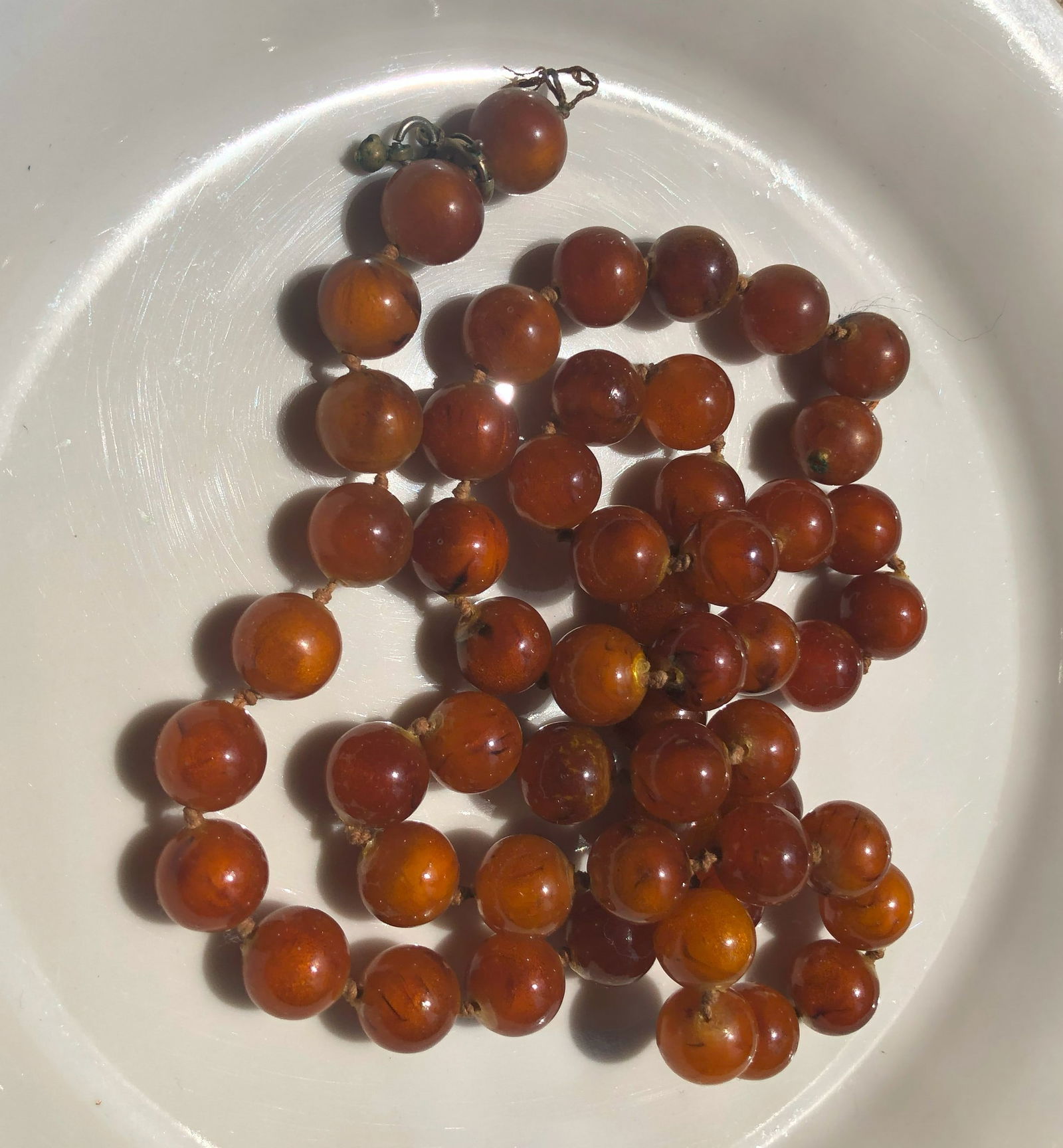 Antique Amber Necklace (1 of 3)