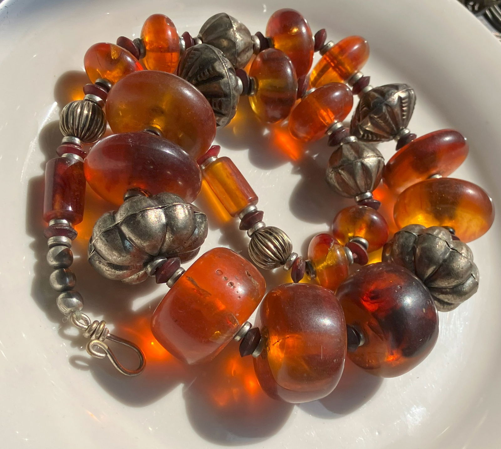Antique Amber Necklace (1 of 4)
