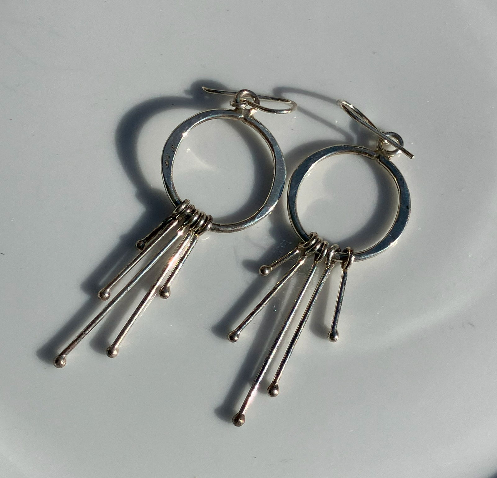 Pair of Silver Earrings (1 of 2)