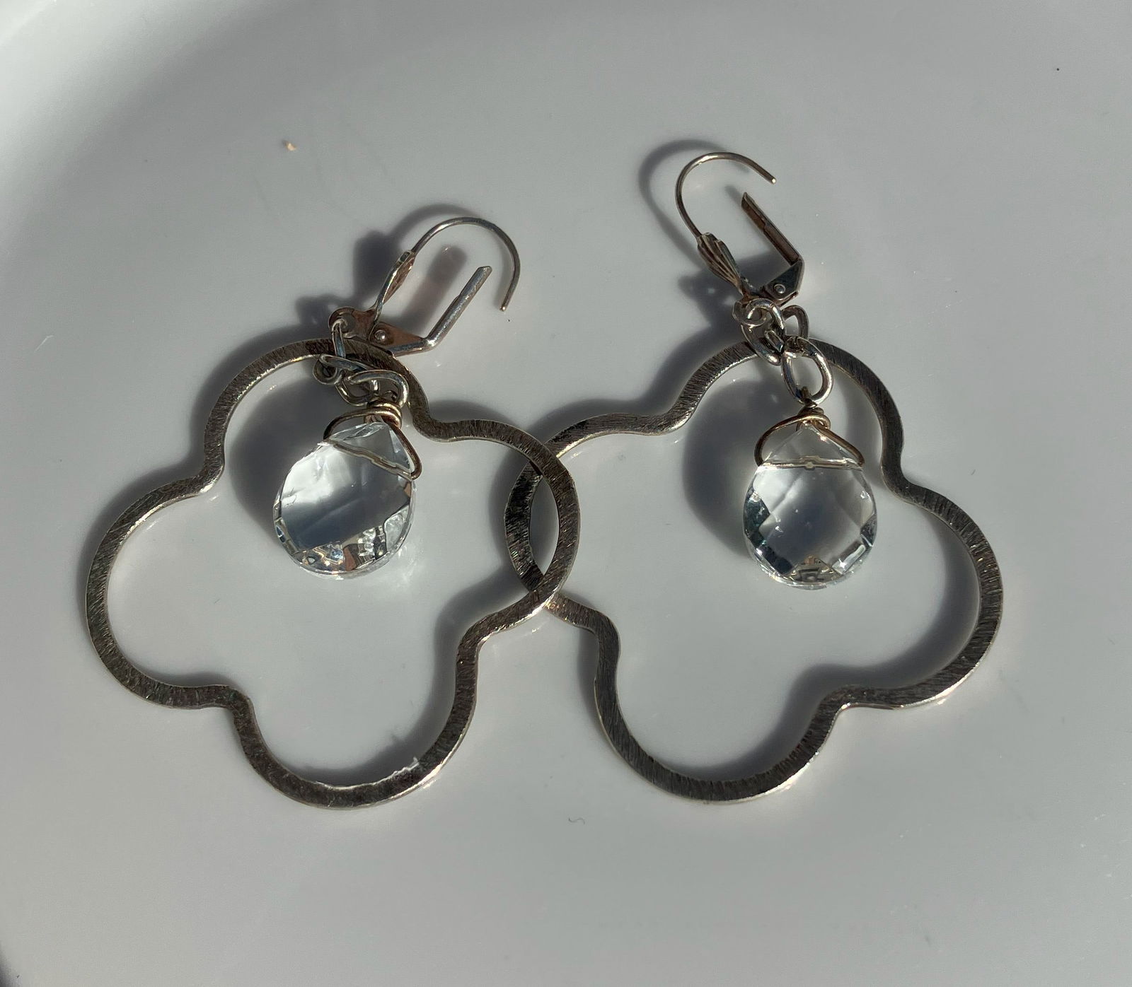 Pair of Silver Earrings (1 of 2)