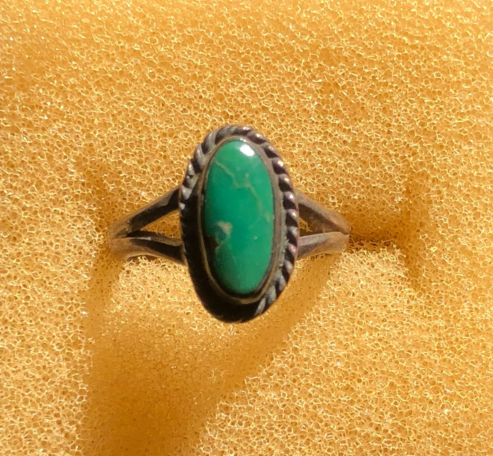 Turquoise Silver Ring - 2