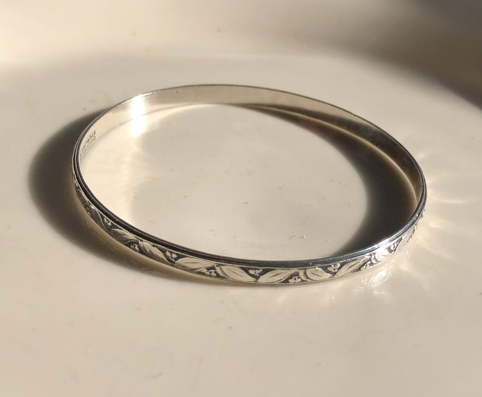 Silver Bangle Bracelet