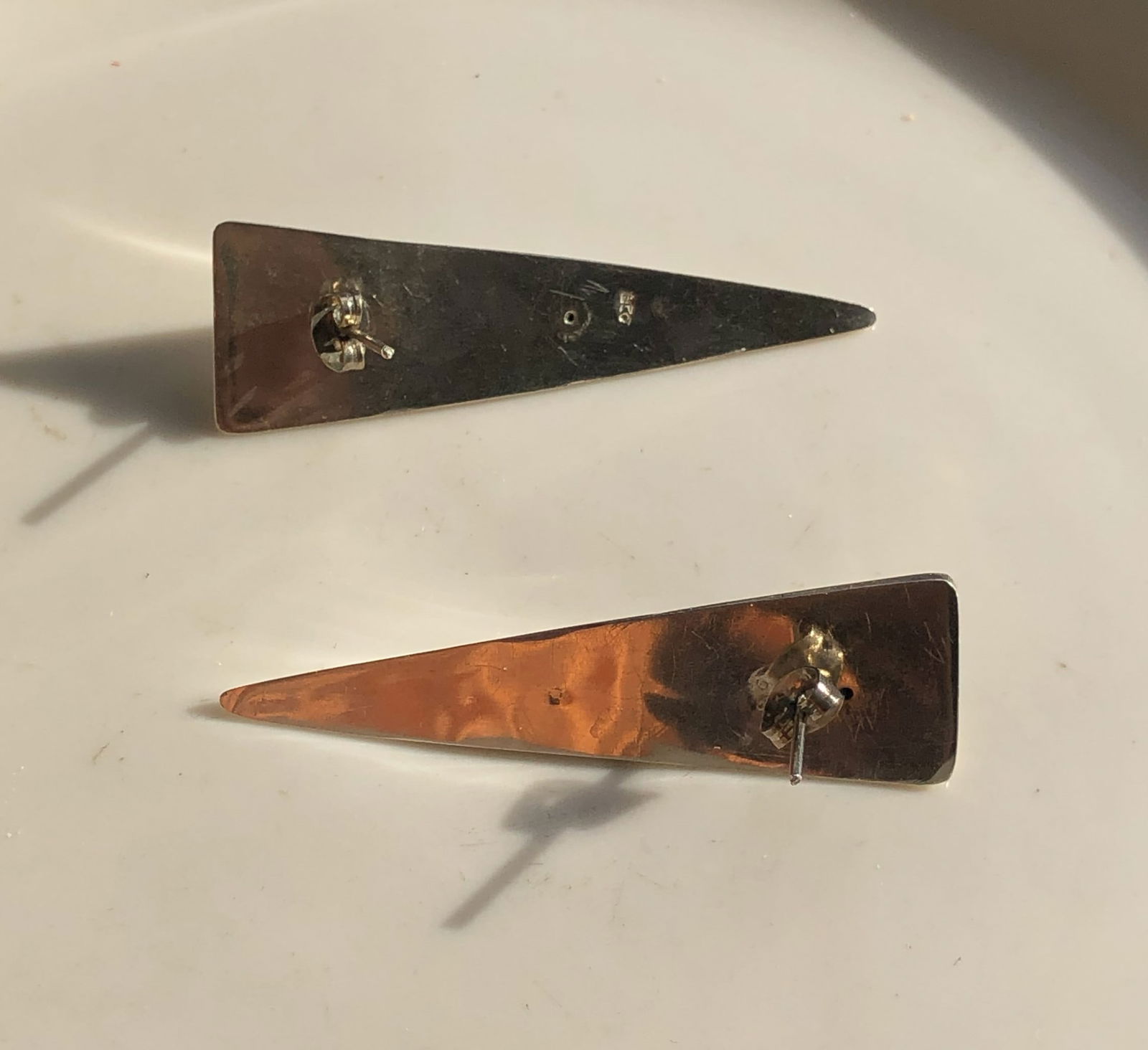 Silver Geometric Earrings - 2