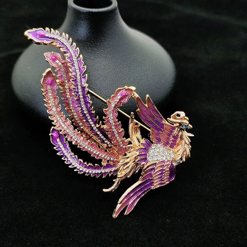 Pheonix Brooch Pin: Pheonix Brooch Pin, Size: 2.5"