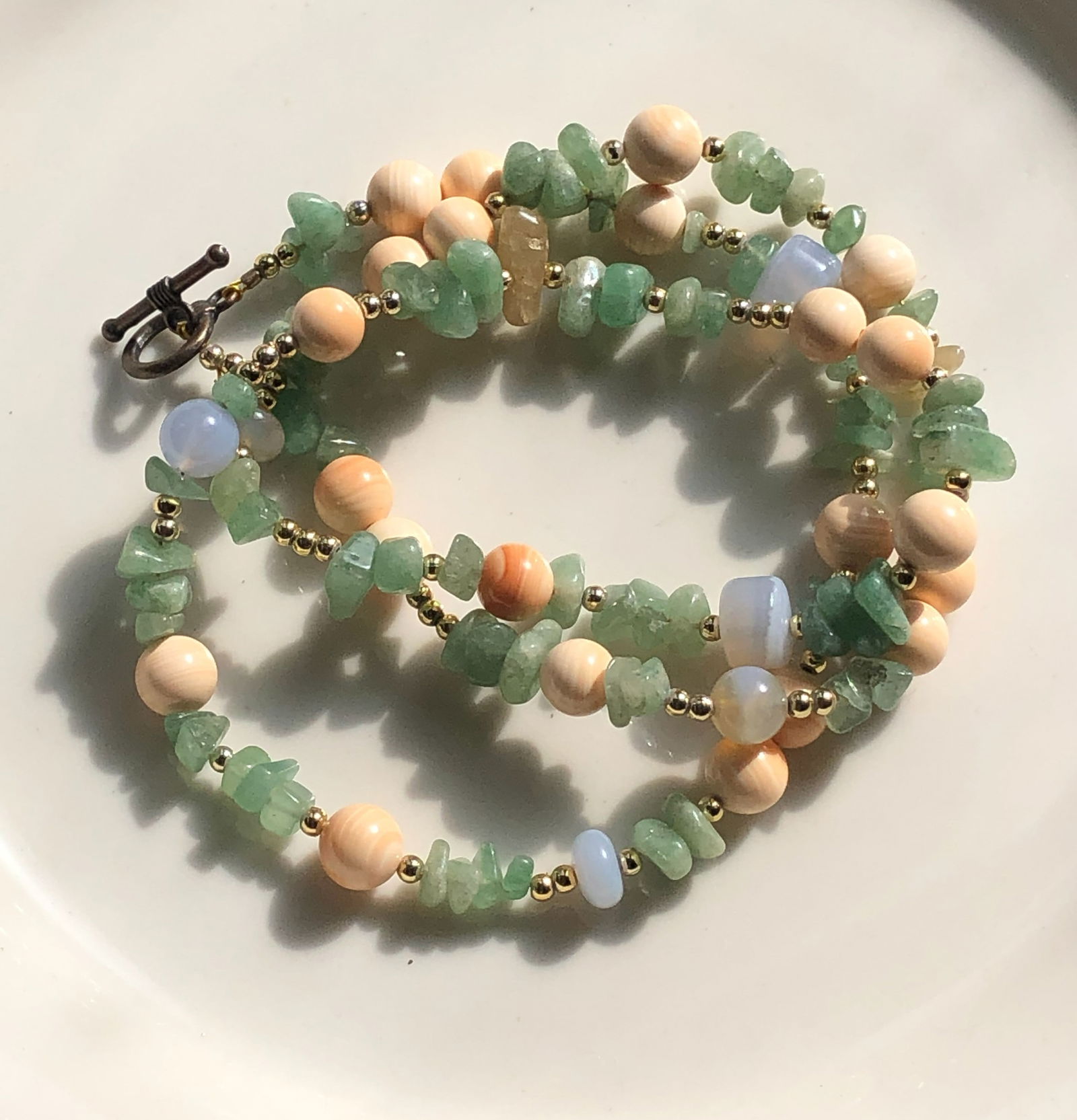 Gemstone Beaded Necklace (1 of 2)