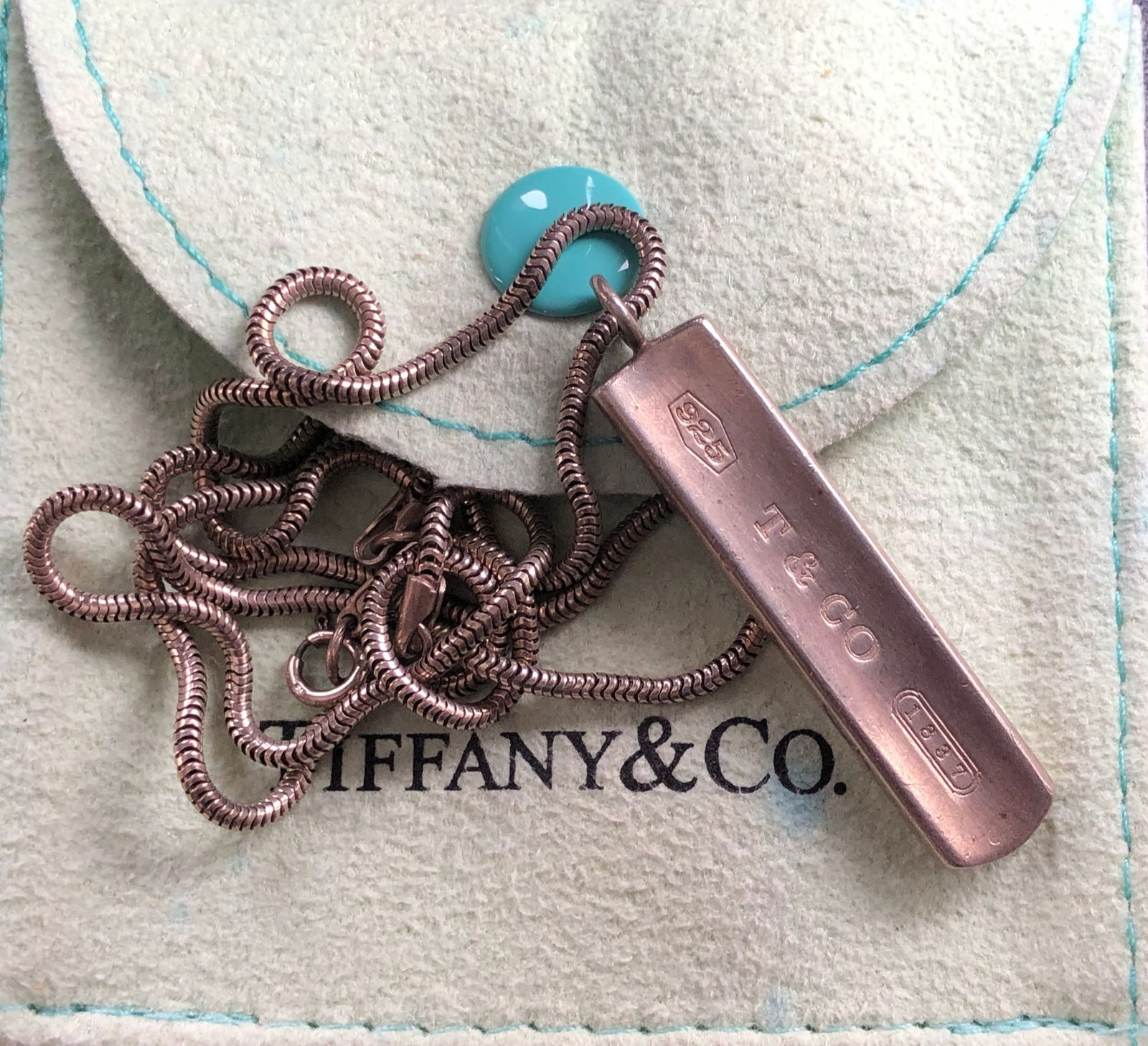 Vintage Tiffany Silver Necklace: Vintage Tiffany Silver Necklace, weight 13.3g