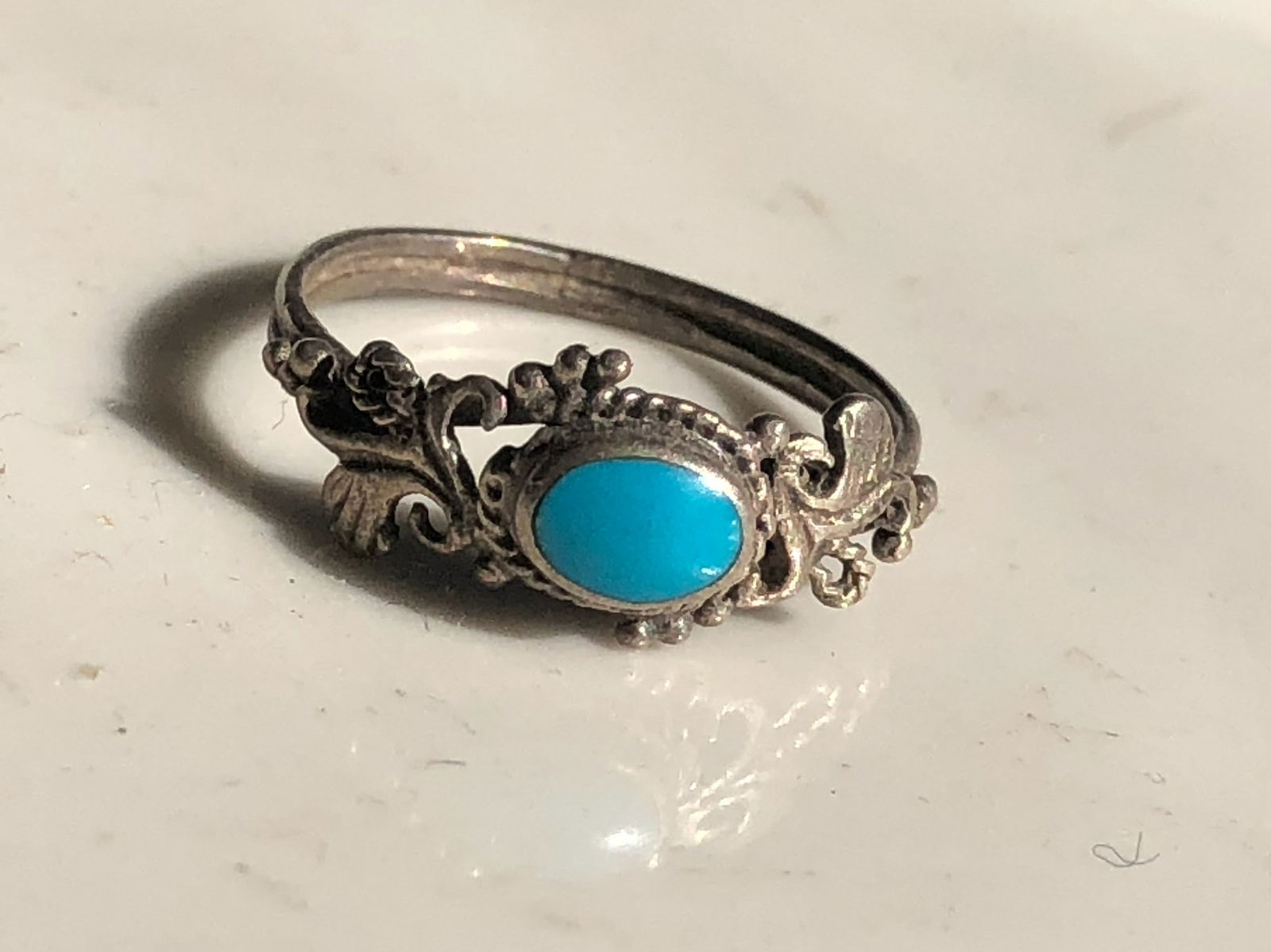 Vintage silver ring - 3