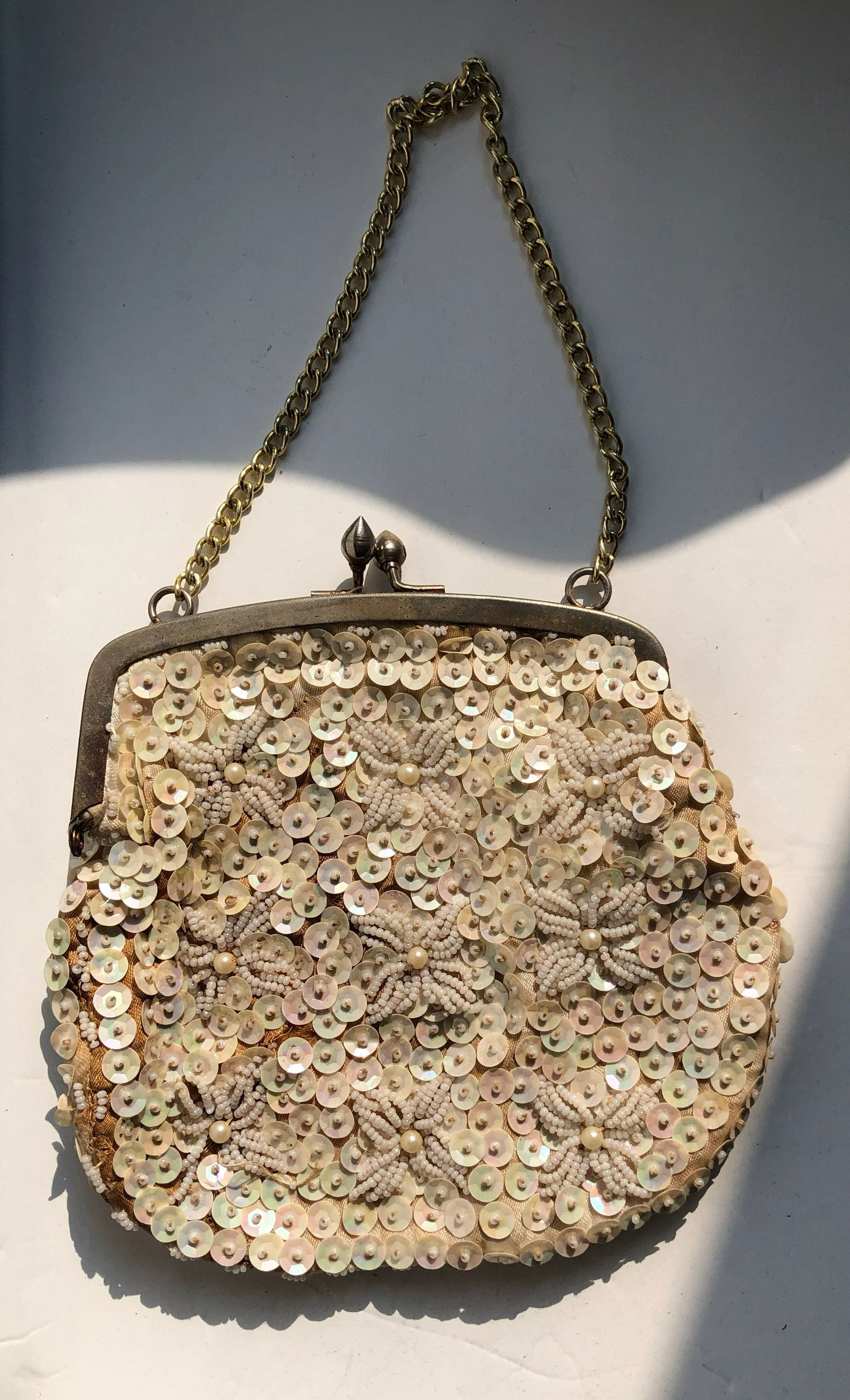 Sequin Beaded Clutch - 2