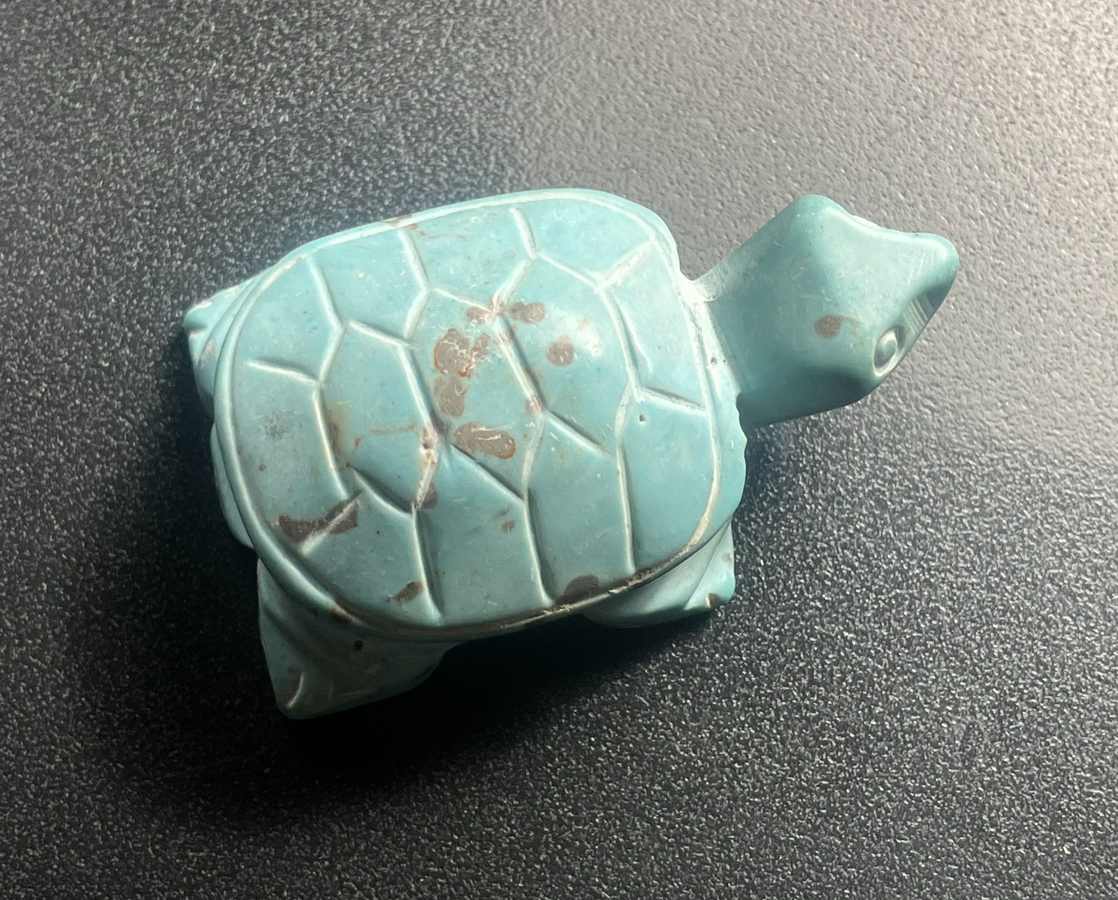 Turquoise Turtle Figurine - 2