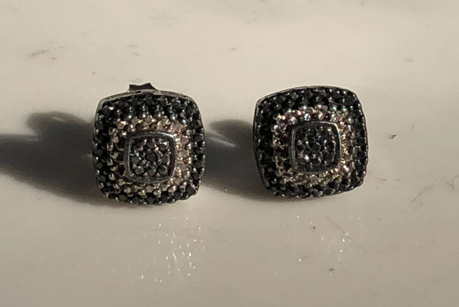 Pair of Silver Earrings: Pair of Silver Earrings