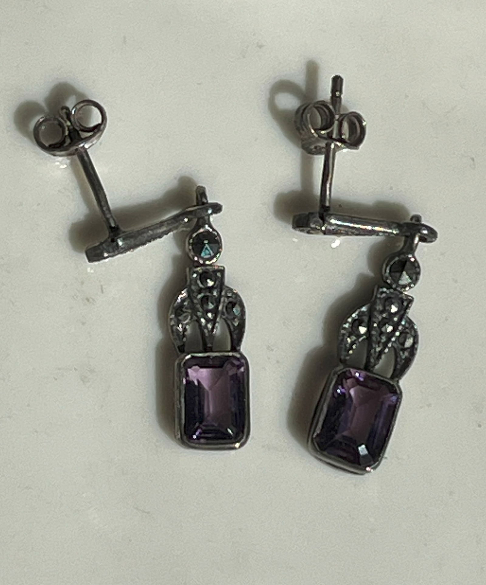 Pairof Silver Earrings - 4