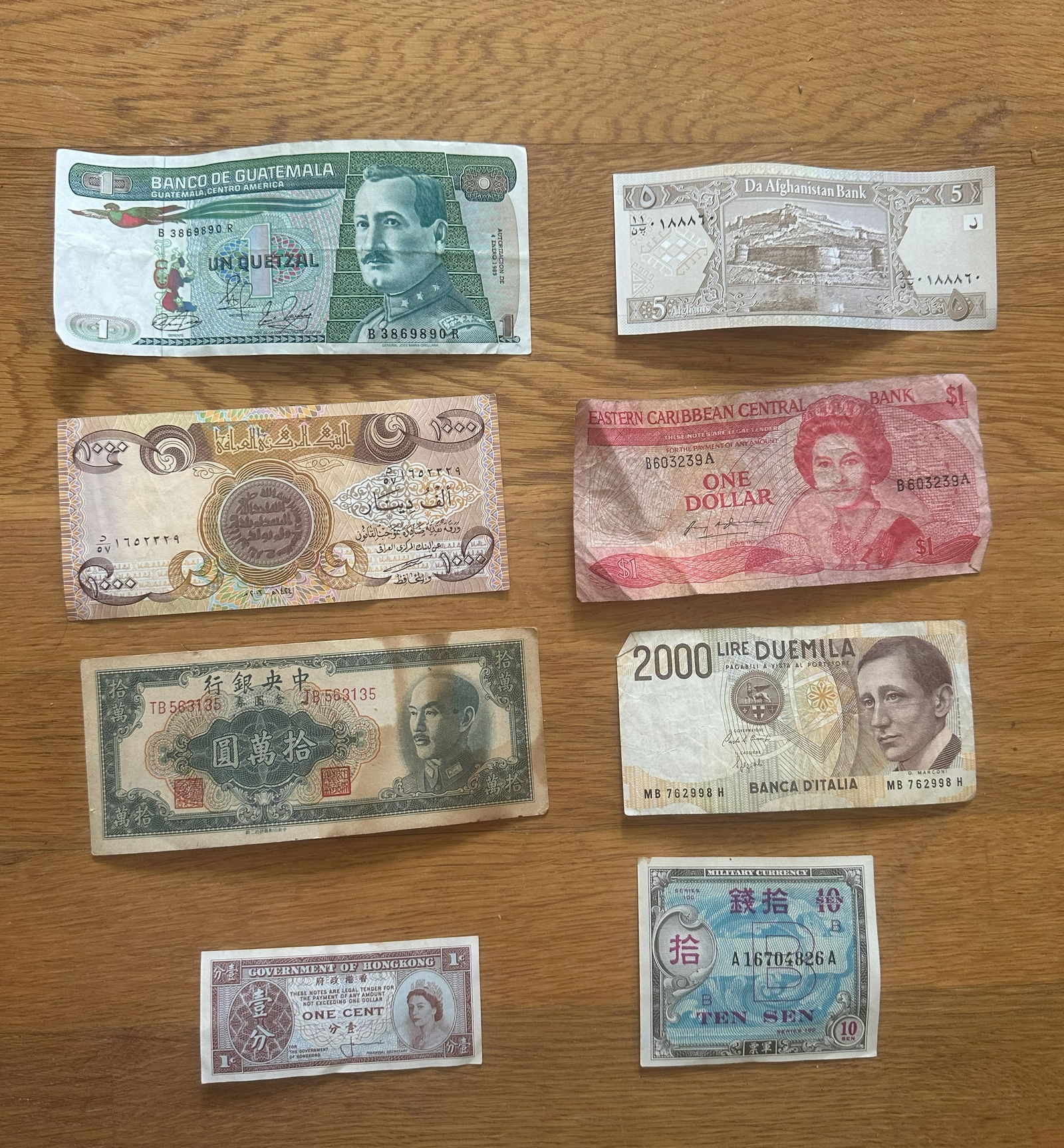 Collection of International Currencies (1 of 2)