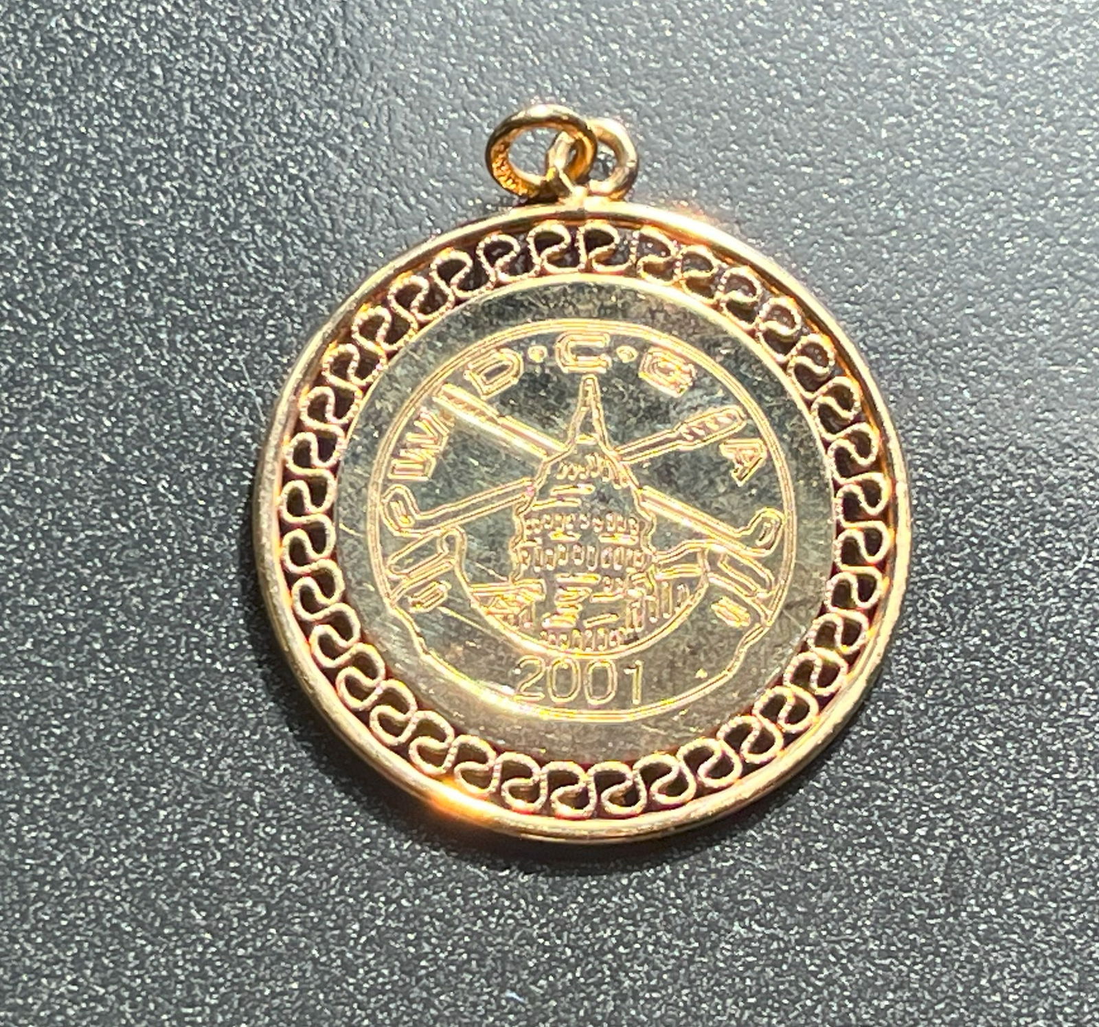 Vintage Gold Plated Pendant (1 of 3)