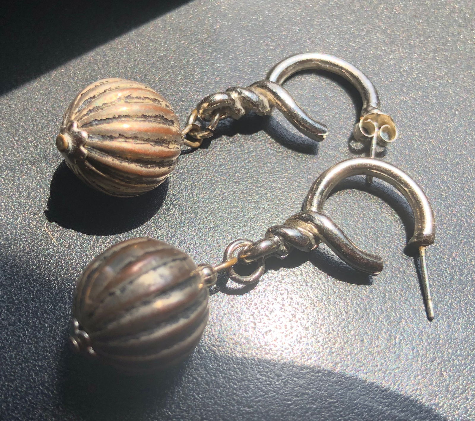 Pairof Silver Earrings - 4