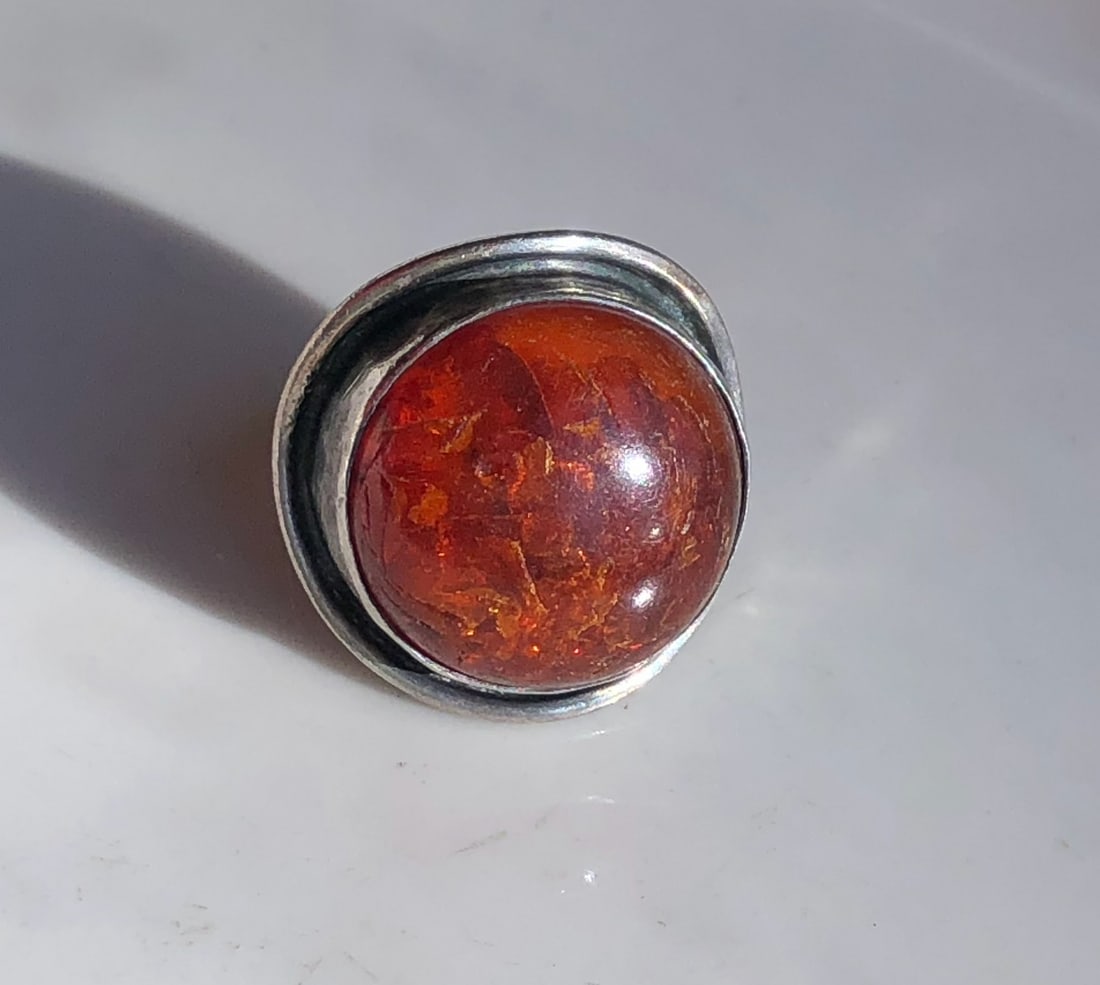 Vintage Silver ring - 5