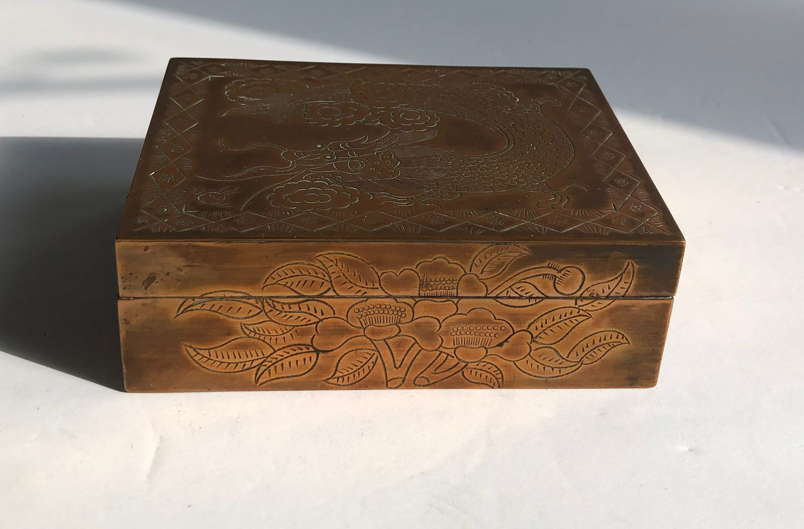 Antique Copper Box - 4