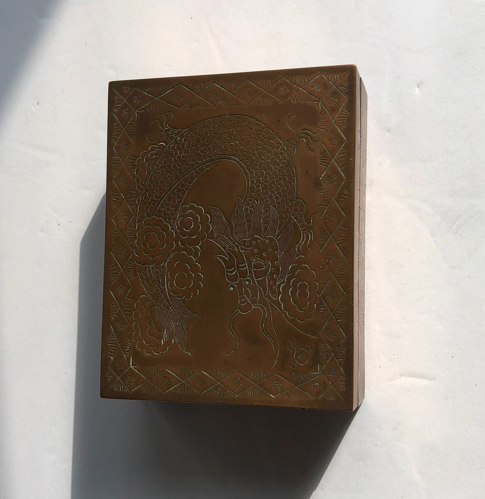 Antique Copper Box - 5