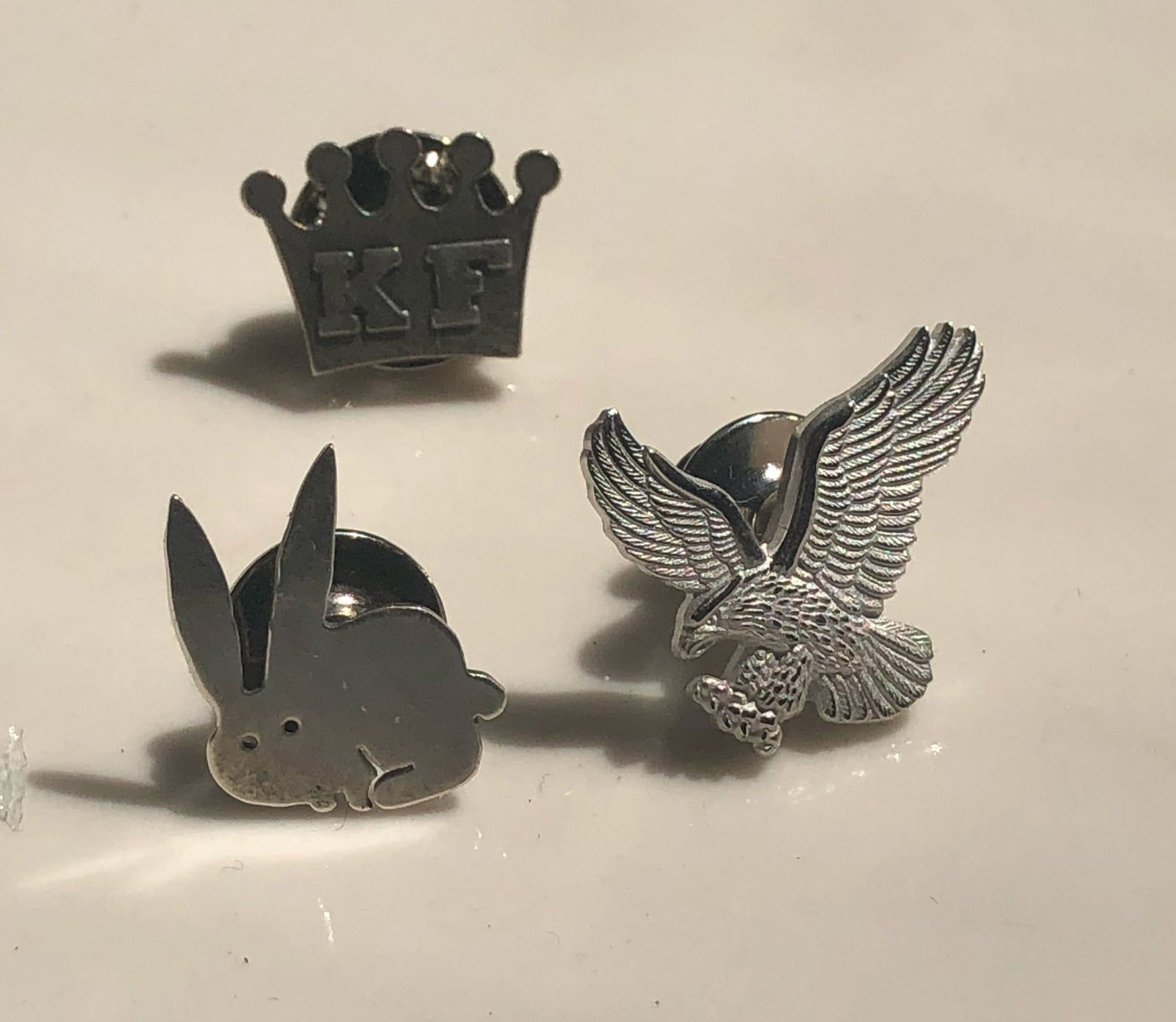 Three silver Pins - 2