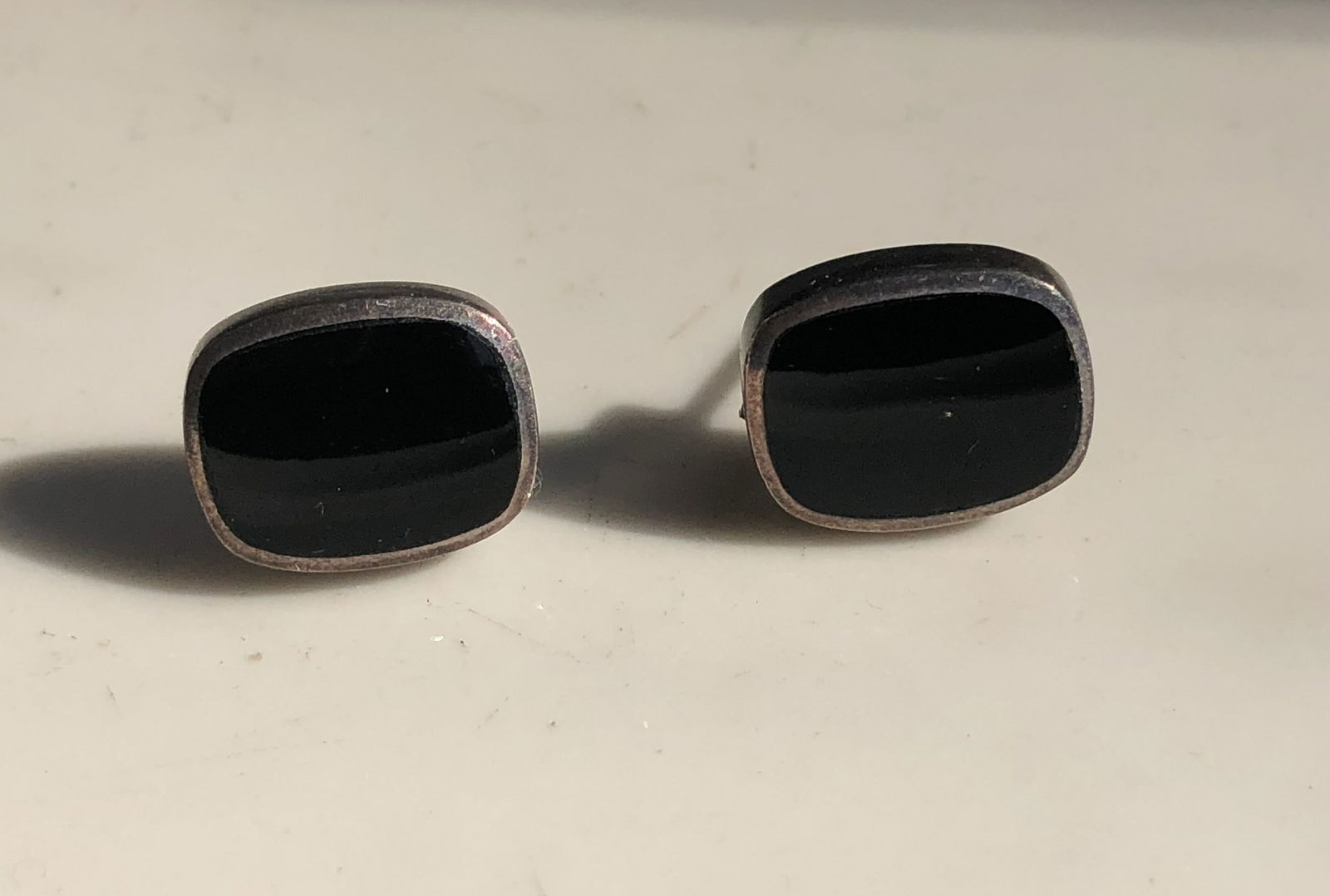 Pair of Silver Earrings: Pair of Silver Earrings