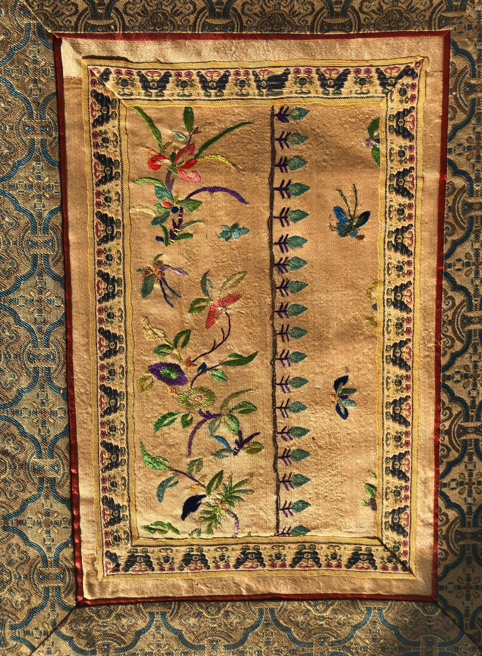 Vintage Embroidery Panel: Vintage Embroidery Panel