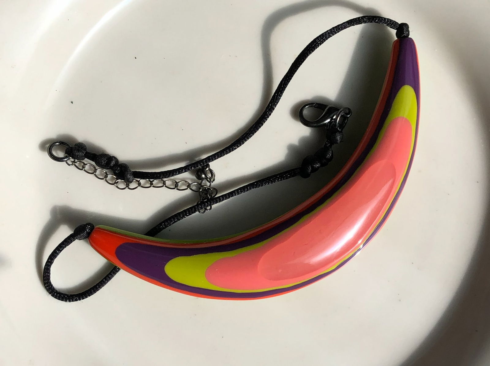 Colorful Necklace: A vibrant and stylish necklace with a unique design.