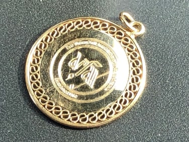 Vintage Gold Plated Pendant