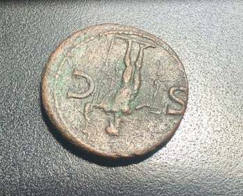 Antique Roman Bronze Coin