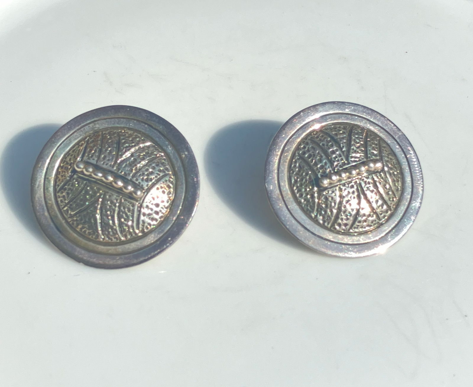 Pair of Silver Earrings: Pair of Silver Earrings, weight 13.2g
