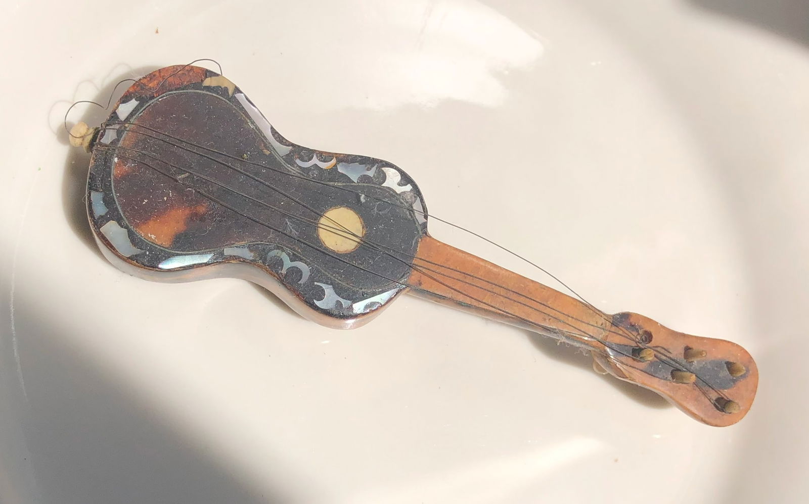 Antique Musical Instrument: Antique Musical Instrument, Size: 5.5"