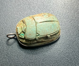 Vintage Egypt Turquoise Pendant