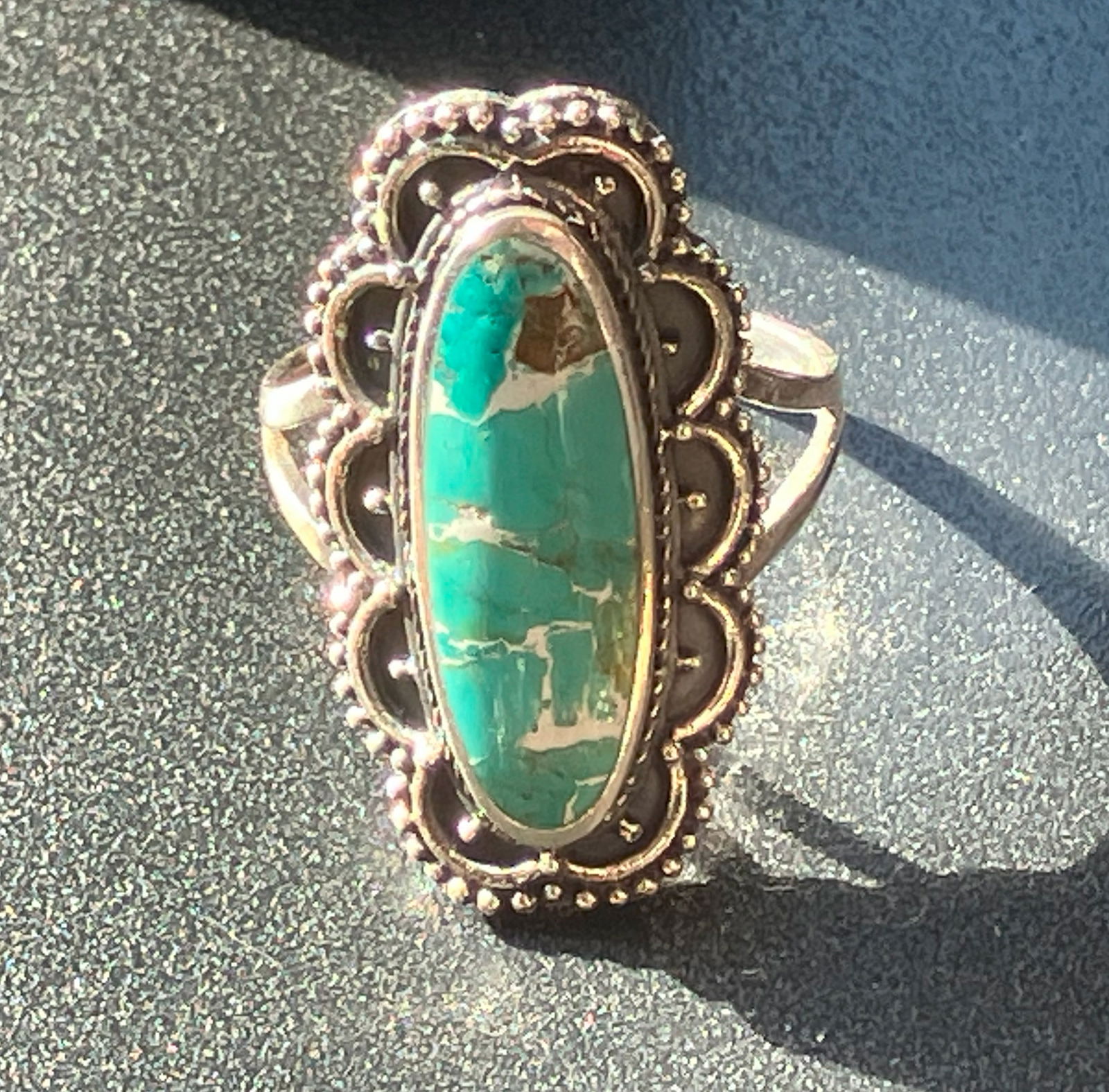 Vintage Silver Ring: Vintage Silver Ring, Size 10, weight 8.6g