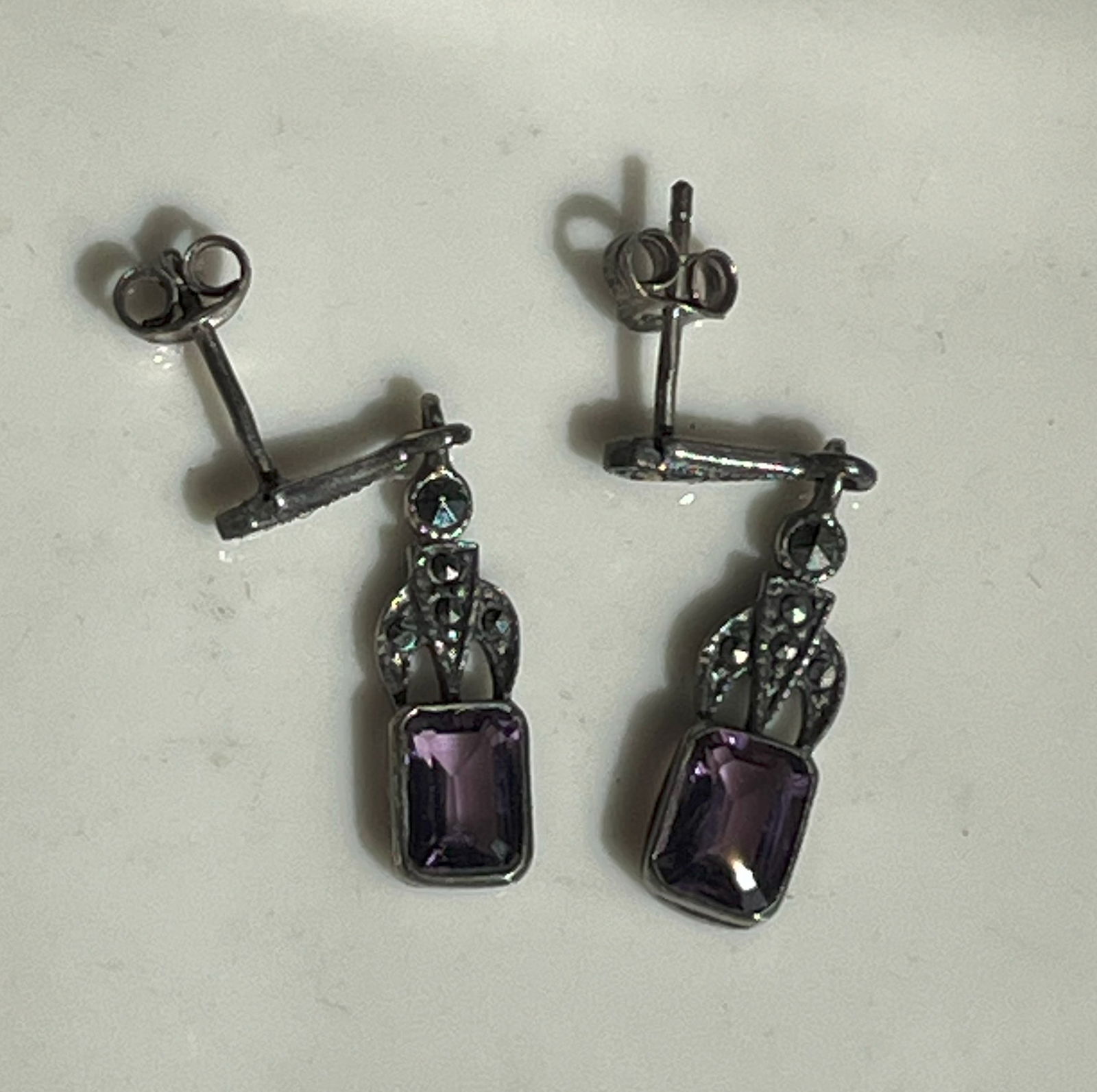 Pairof Silver Earrings - 3