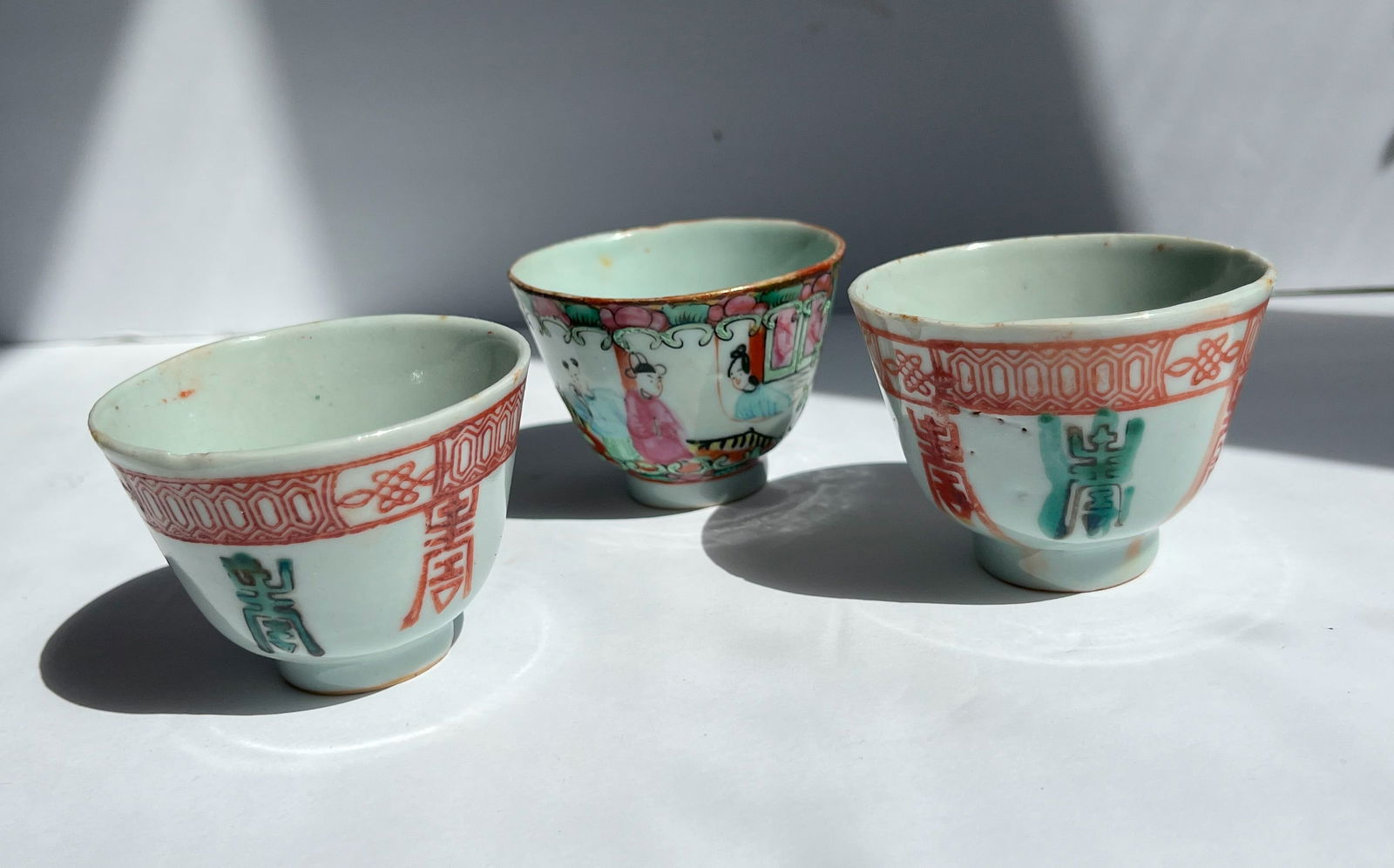 Three Antique Cups - 5