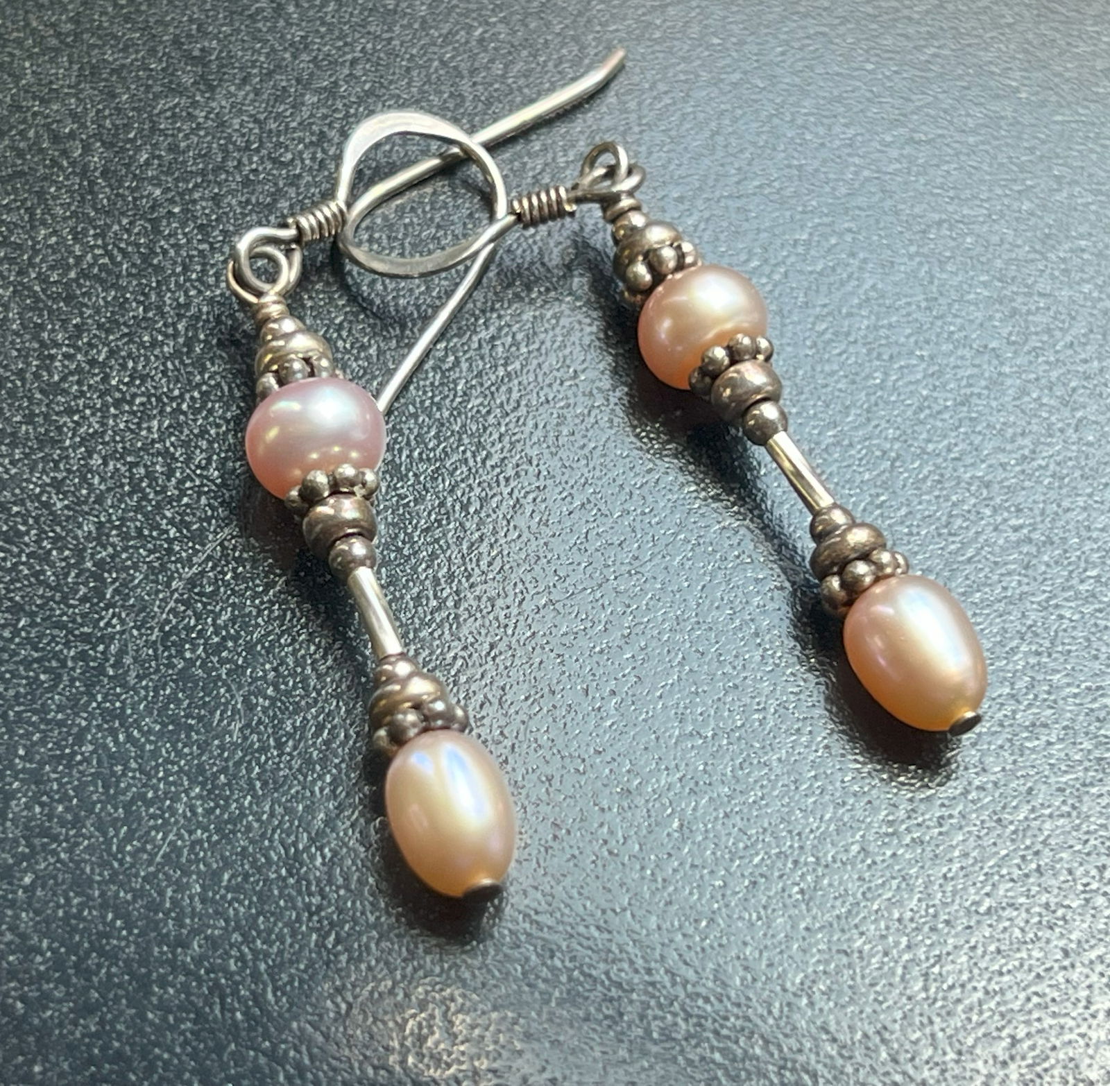 Pair of Silver Earrings: Pair of Silver Earrings
