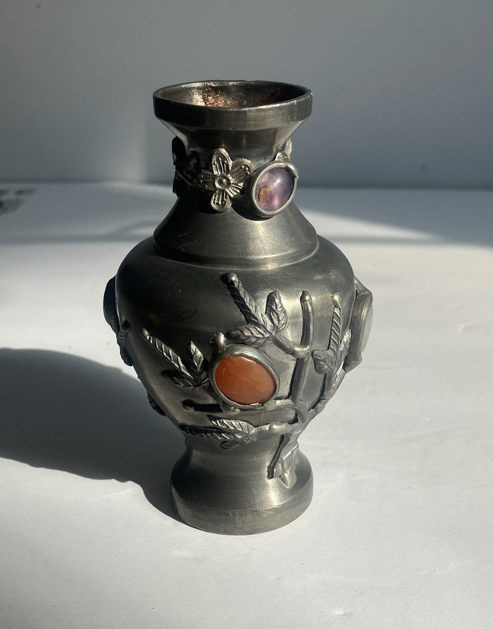 Antique Pewter Vase (1 of 6)