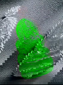 18K Gold Natural Jadeite Pendant