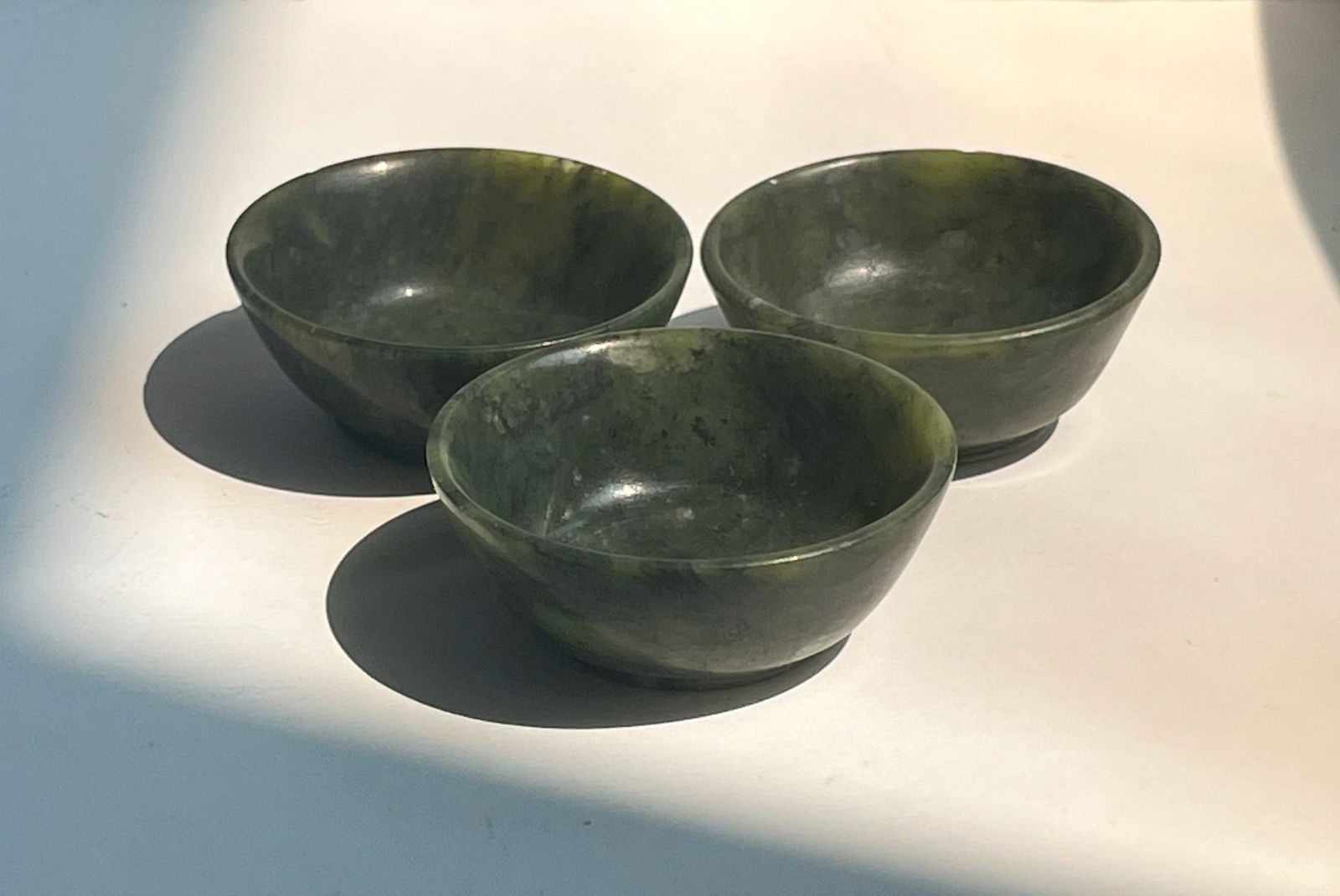 Three Green Jade Cups: Three Green Jade Cups