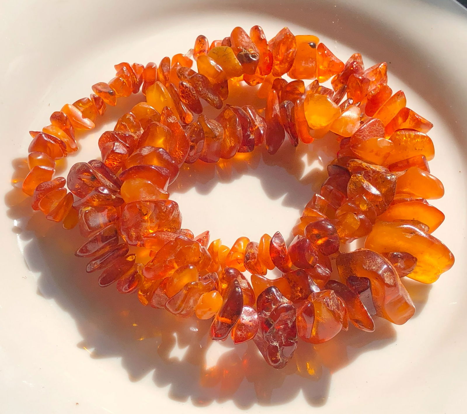 Vintage Amber Necklace: Vintage Amber Necklace