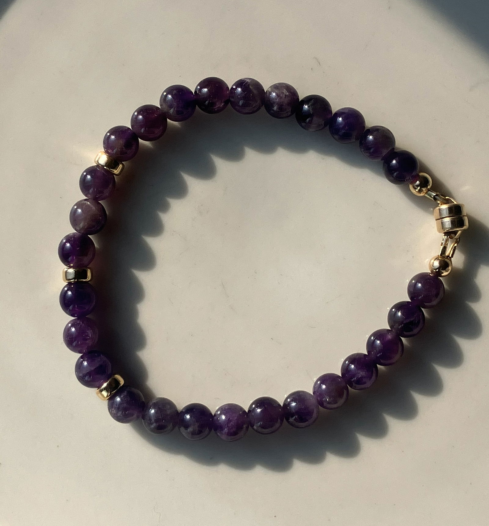 Vintage Amethyst Bracelet: Vintage Amethyst Bracelet