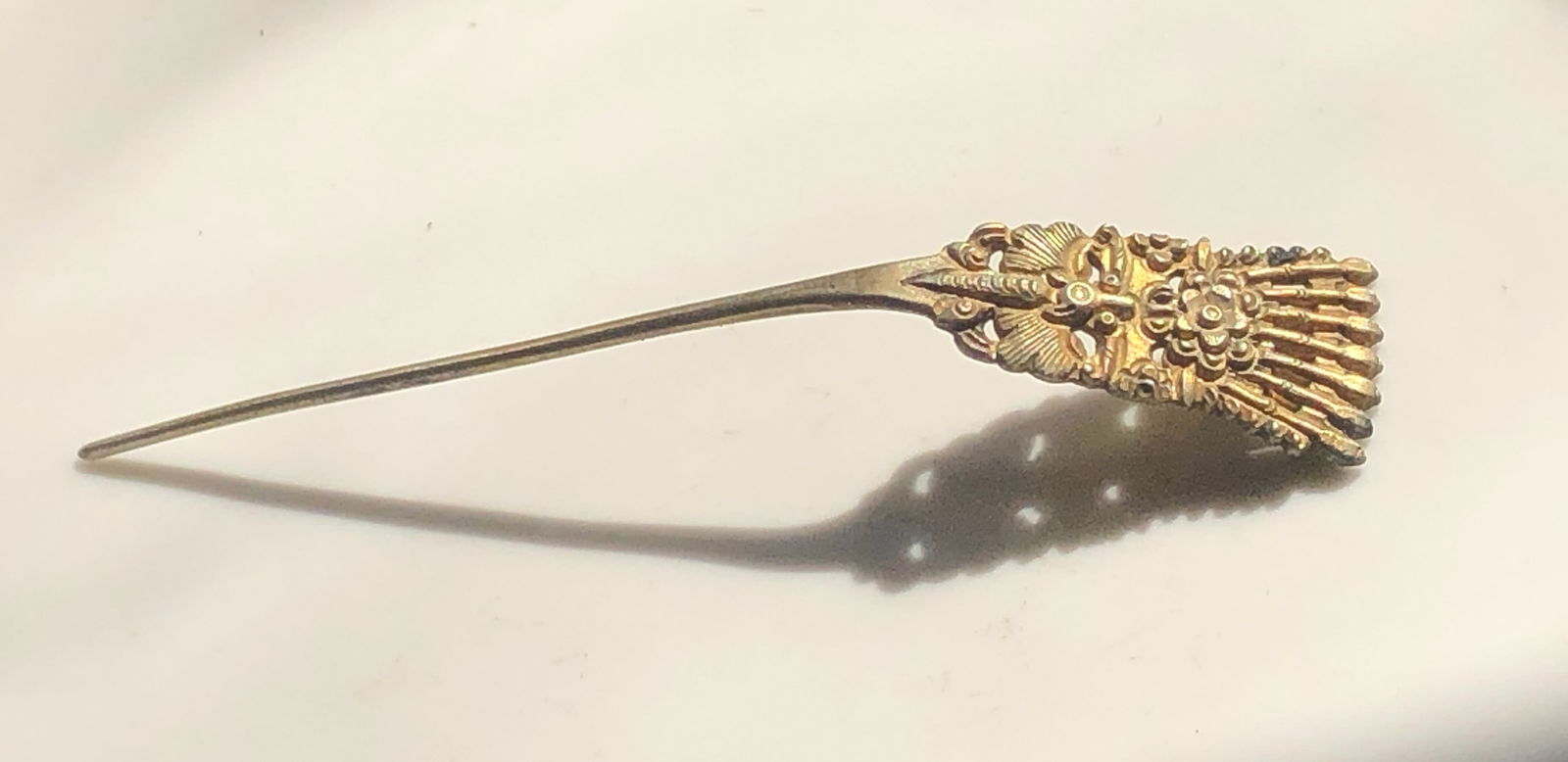 Antique Chinese Silver Hair Pin: Antique Chinese Silver Hair Pin