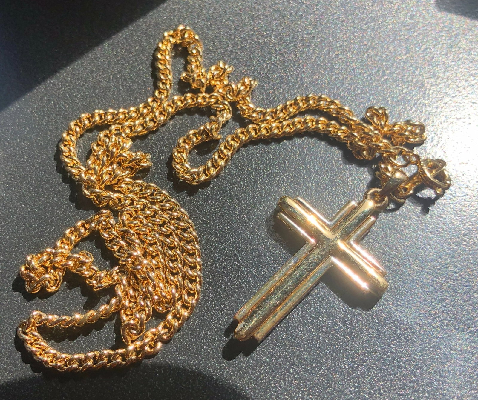 Antique Gold Filled Necklace (1 of 3)