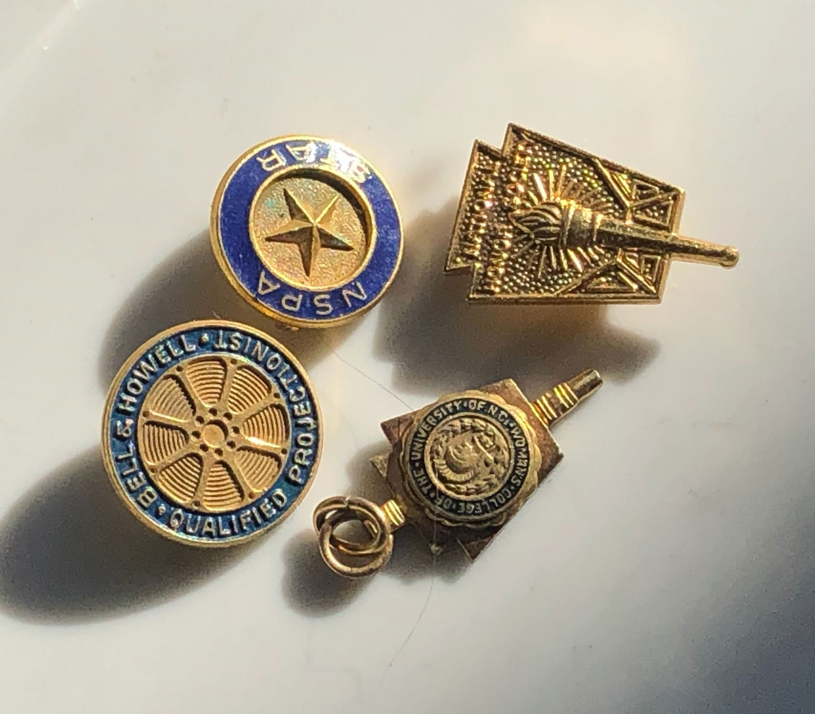 Four gold Filled Pins (1 of 3)